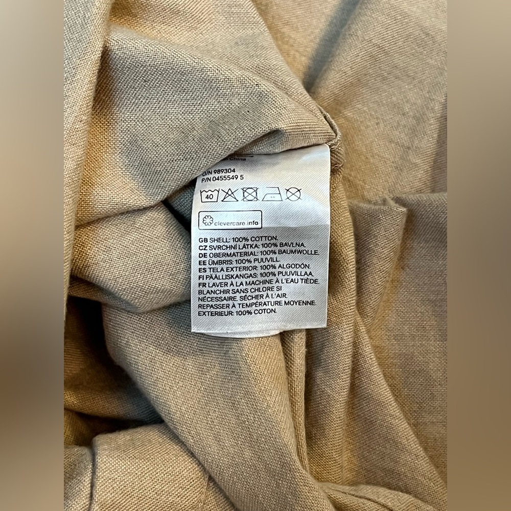 H&M Men’s Tan Casual Button Down Shirt. Small - Picture 11 of 11
